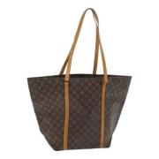 Louis Vuitton Vintage Pre-owned Canvas axelremsvskor Brown, Dam