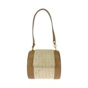 Bvlgari Vintage Pre-owned Canvas axelremsvskor Beige, Dam