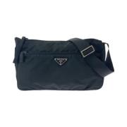 Prada Vintage Pre-owned Canvas prada-vskor Black, Dam