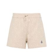 Moncler Casual Sommar Shorts för Män Beige, Dam