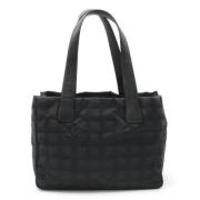 Chanel Vintage Pre-owned Canvas chanel-vskor Black, Dam