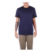 Fred Perry Logo Front T-shirts och Polos Blue, Herr