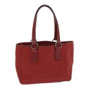 Gucci Vintage Pre-owned Canvas gucci-vskor Red, Dam