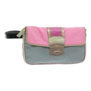 Prada Vintage Pre-owned Nylon crossbodyvskor Pink, Dam