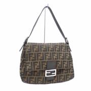 Fendi Vintage Pre-owned Canvas fendi-vskor Brown, Dam