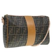 Fendi Vintage Pre-owned Canvas fendi-vskor Brown, Dam