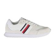 Tommy Hilfiger Sportiga vita sneakers med logodetalj White, Herr