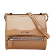 Givenchy Pre-owned Pre-owned Laeder crossbodyvskor Beige, Dam