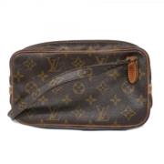 Louis Vuitton Vintage Pre-owned Tyg louis-vuitton-vskor Brown, Dam