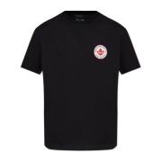 Dsquared2 T-shirt med tryckt logotyp Black, Herr