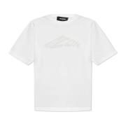 Dsquared2 T-shirt med tryckt logotyp White, Dam