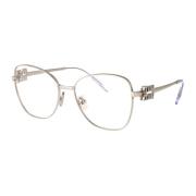 Miu Miu Stiliga Optiska Glasögon Gray, Dam