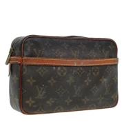 Louis Vuitton Vintage Pre-owned Canvas kuvertvskor Brown, Dam