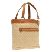 Louis Vuitton Vintage Pre-owned Canvas handvskor Beige, Dam