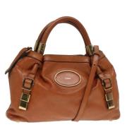 Chloé Pre-owned Pre-owned Laeder handvskor Brown, Dam