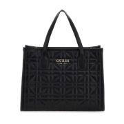 Guess Damväska med Förstärkt Botten Black, Dam