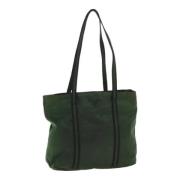 Prada Vintage Pre-owned Nylon prada-vskor Green, Dam