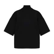 Theory Turtleneck Top Black, Dam