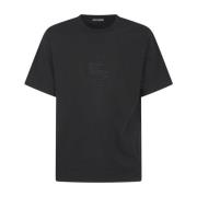 Burberry T-shirt med Equestrian Knight Design Emblem Black, Herr