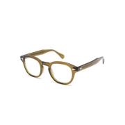 Moscot Lemtosh OPT Olive Brown Optical Frame Green, Unisex