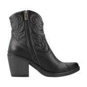 Mtng Western Style Cowboy Boots Black, Dam