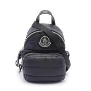 Moncler Pre-owned Pre-owned Canvas axelremsvskor Black, Dam