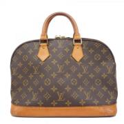 Louis Vuitton Vintage Pre-owned Tyg handvskor Brown, Dam