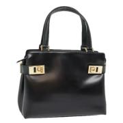 Salvatore Ferragamo Pre-owned Pre-owned Laeder handvskor Black, Dam