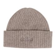 MC2 Saint Barth Ullkeps med broderad text Beige, Herr