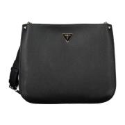 Guess Svart Dam Crossbody Väska Meridian Black, Dam