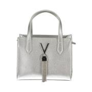 Valentino by Mario Valentino Silver Polyeten Handväska Gray, Dam