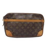 Louis Vuitton Vintage Pre-owned Canvas kuvertvskor Brown, Dam