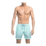 Bikkembergs Gradient Print Strand Shorts Blue, Herr