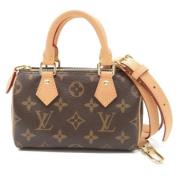 Louis Vuitton Vintage Pre-owned Canvas handvskor Brown, Dam