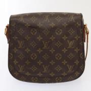 Louis Vuitton Vintage Pre-owned Canvas axelremsvskor Brown, Dam