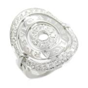 Bvlgari Vintage Pre-owned Metall ringar Gray, Dam