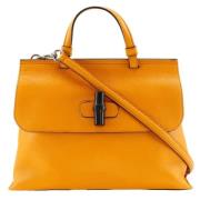 Gucci Vintage Pre-owned Laeder gucci-vskor Orange, Dam