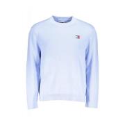 Tommy Jeans Blå Bomull Pullover Tröja Blue, Herr