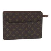 Louis Vuitton Vintage Pre-owned Canvas kuvertvskor Brown, Dam