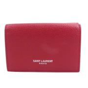 Saint Laurent Vintage Pre-owned Laeder plnbcker Red, Dam