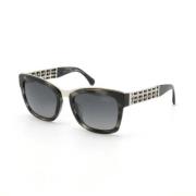 Chanel Vintage Pre-owned Glas solglasgon Black, Dam