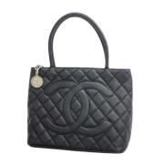 Chanel Vintage Pre-owned Laeder chanel-vskor Black, Dam