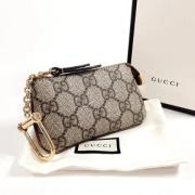 Gucci Vintage Pre-owned Canvas plnbcker Gray, Dam