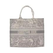 Dior Vintage Pre-owned Canvas totevskor Gray, Dam