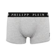 Philipp Plein Elastiska Boxershorts - Grå Gray, Herr