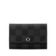 Louis Vuitton Vintage Pre-owned Canvas nyckelhllare Black, Dam