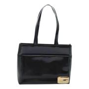 Gucci Vintage Pre-owned Laeder totevskor Black, Dam