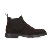 Doucal's Bruna Mocka Chelsea Boots för Män Brown, Herr