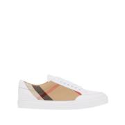 Burberry Vintage Check Sneakers i Vit/Beige White, Dam