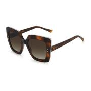 Jimmy Choo Brun Acetat Solglasögon med Degraded Linser Brown, Dam